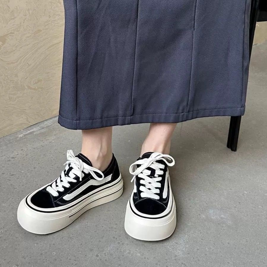 Vans Shoes Old Skool - Baskets pour femmes adultes, avec semelles