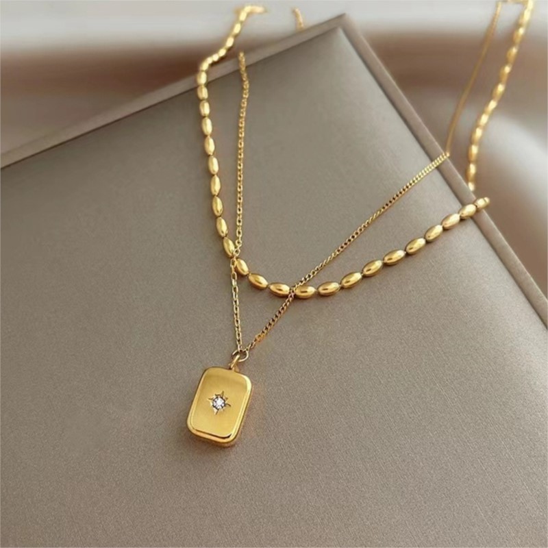 Birth Flower Necklace - ANENJERY – collier avec pendentif étoile