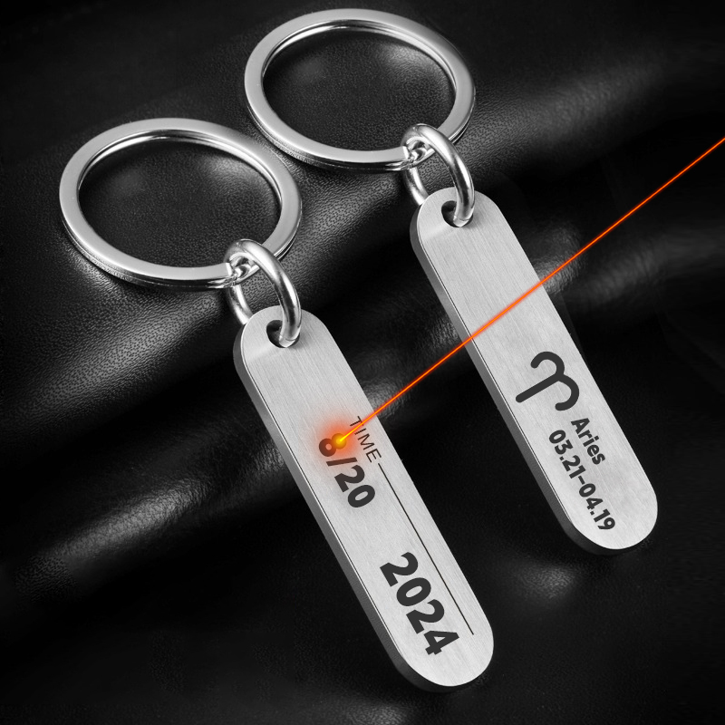 Porte-clés en acier inoxydable - Initial Ring Custom avis et prix