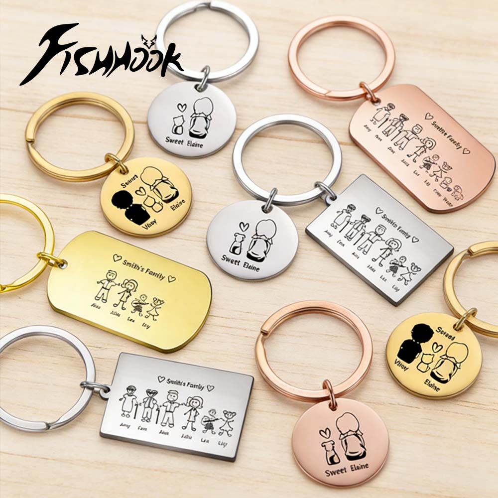 Porte-clés personnalisé pour l - Initial Ring Custom avis et prix