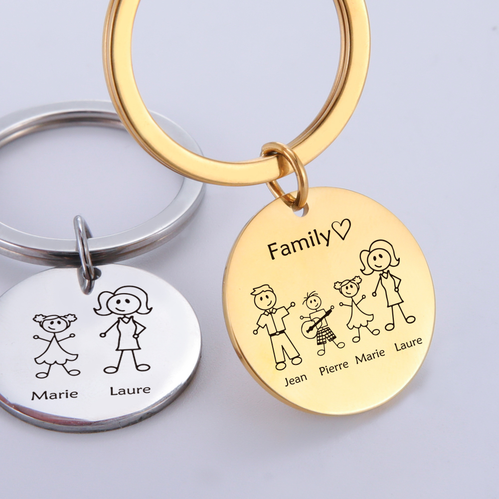 Porte-clés personnalisé pour l - Initial Ring Custom avis et prix