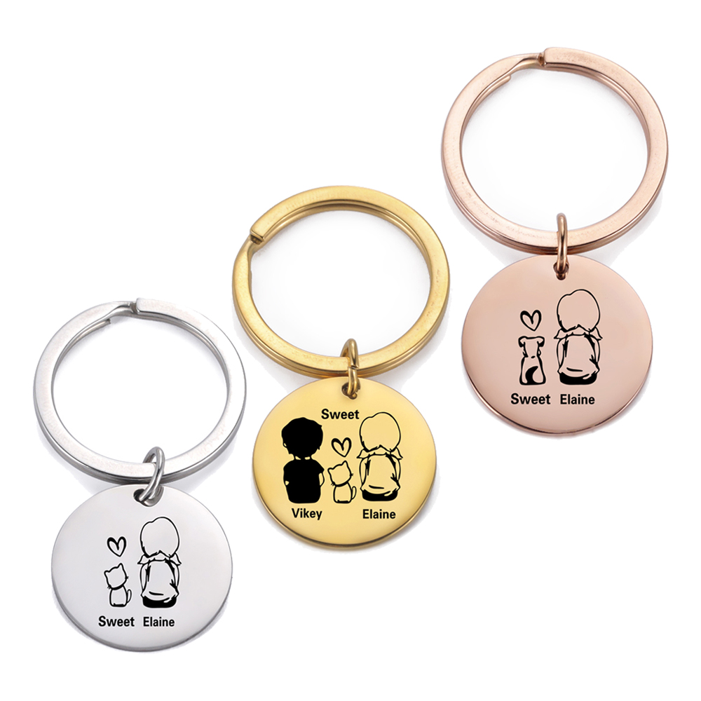 Porte-clés personnalisé pour l - Initial Ring Custom avis et prix