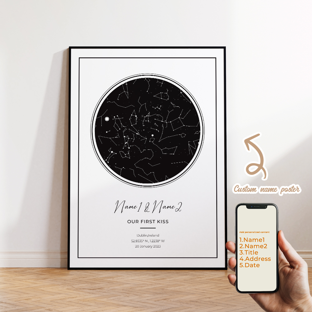 Moderne personnalisé personnal - Custom Star Map avis et prix