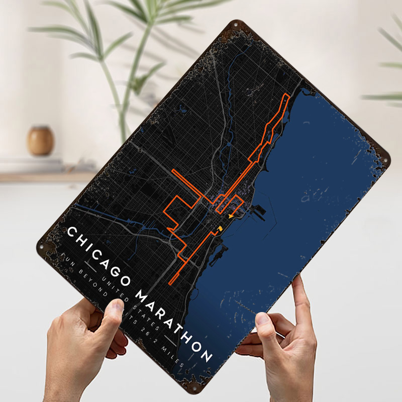 Affiche imprimée en texture 3D - Custom Map Poster avis et prix