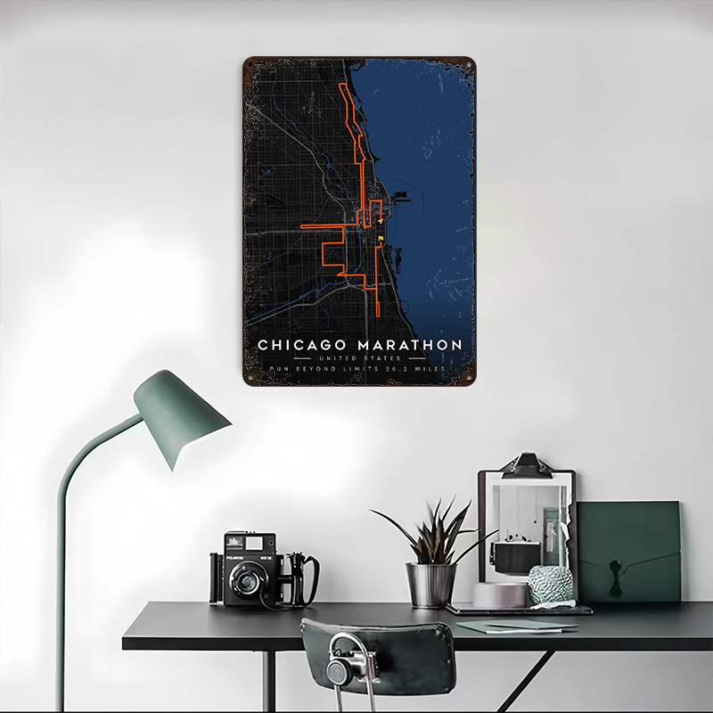 Affiche imprimée en texture 3D - Custom Map Poster avis et prix
