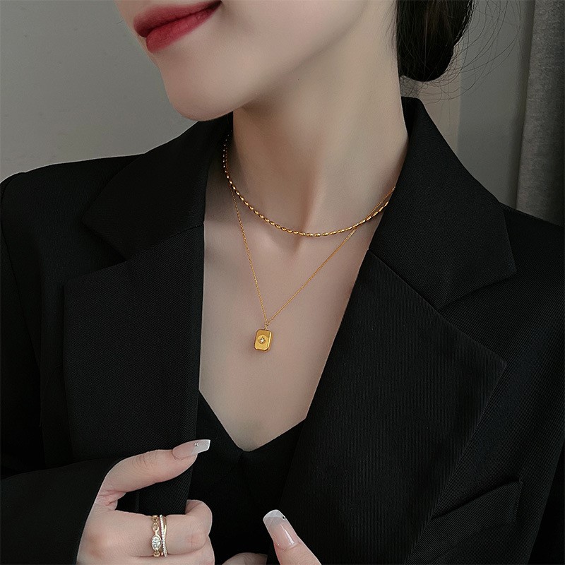 ANENJERY – collier avec penden - Birth Flower Necklace avis et prix