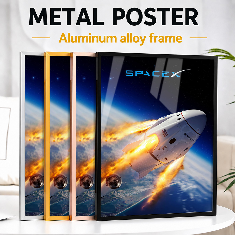 Affiche en métal d’aluminium e - Custom Map Poster avis et prix